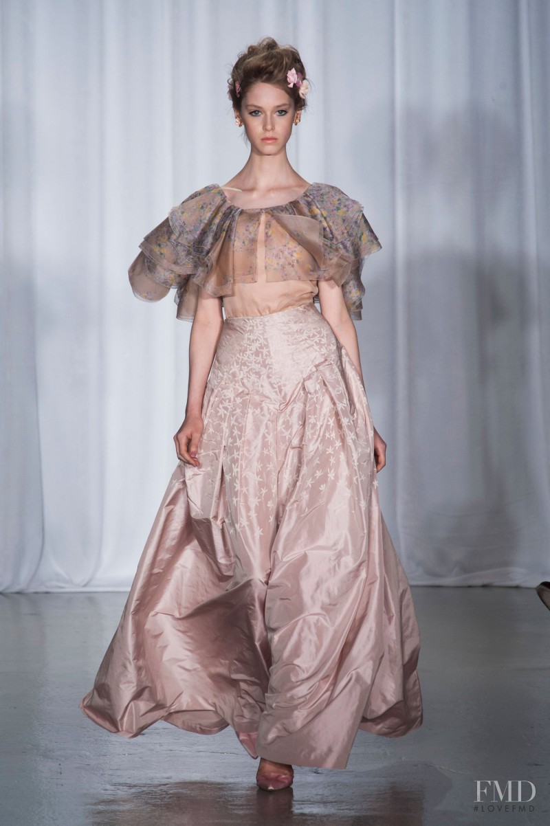 Zac Posen fashion show for Spring/Summer 2014