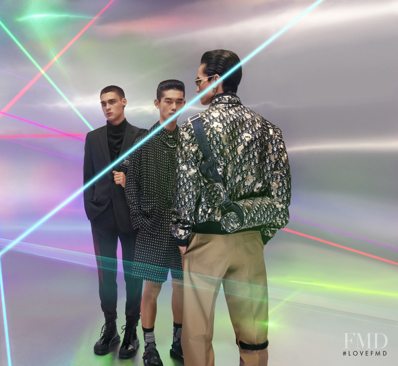 Tae Min Park featured in  the Dior Homme Hajime Sorayama Capsule Collection advertisement for Pre-Fall 2019