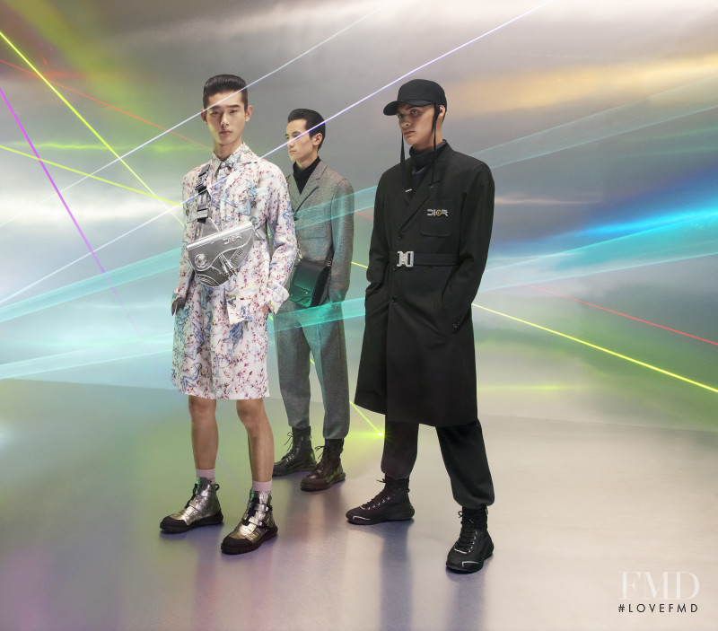 Tae Min Park featured in  the Dior Homme Hajime Sorayama Capsule Collection advertisement for Pre-Fall 2019