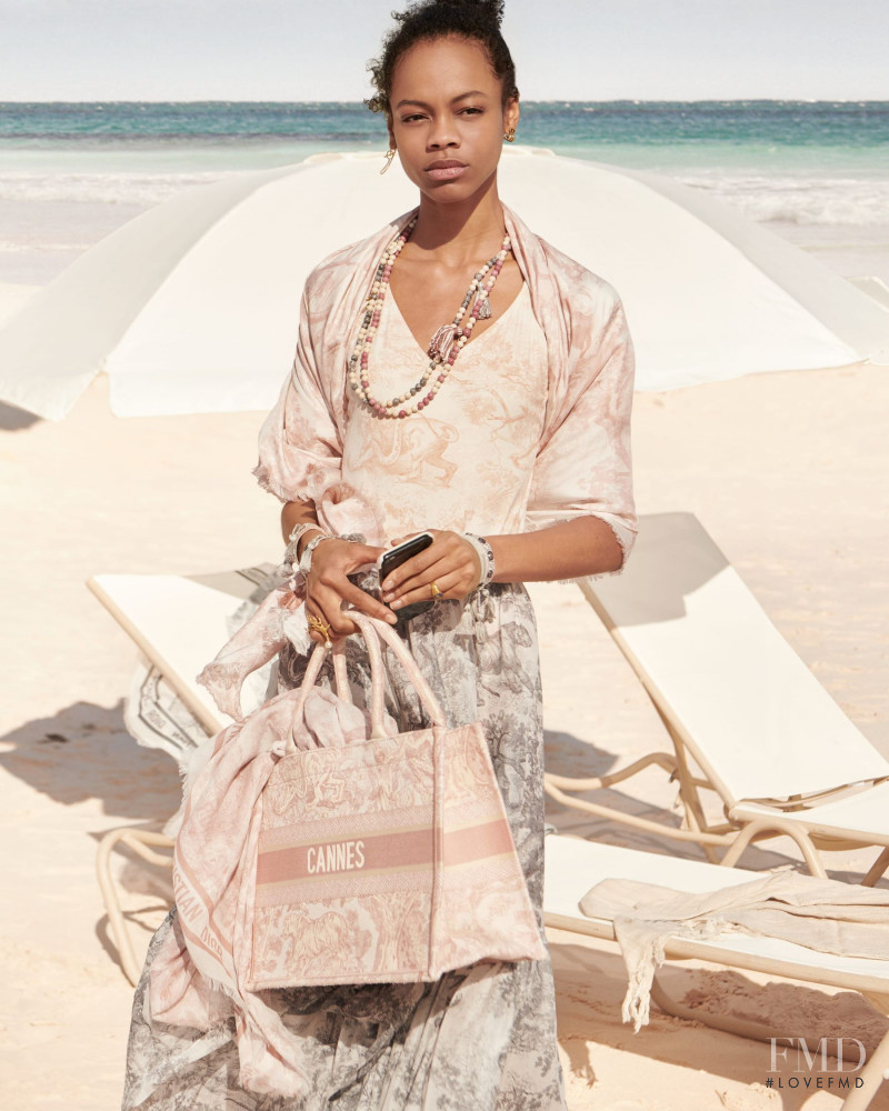 Aaliyah Hydes featured in  the Christian Dior advertisement for Pre-Fall 2020