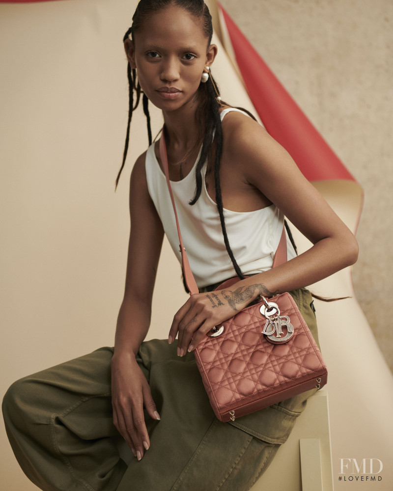 Adesuwa Aighewi featured in  the Christian Dior Bags advertisement for Autumn/Winter 2019