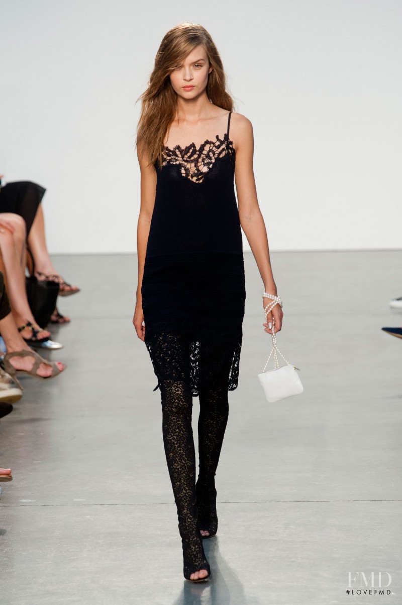 Josephine Skriver featured in  the Thakoon fashion show for Spring/Summer 2014