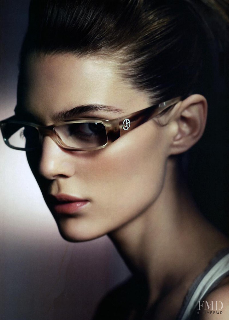 Marina Pérez featured in  the Giorgio Armani advertisement for Spring/Summer 2006