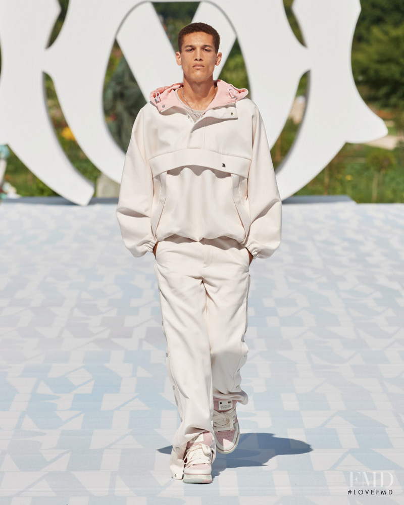 Marco Pickett featured in  the Amiri fashion show for Spring/Summer 2023