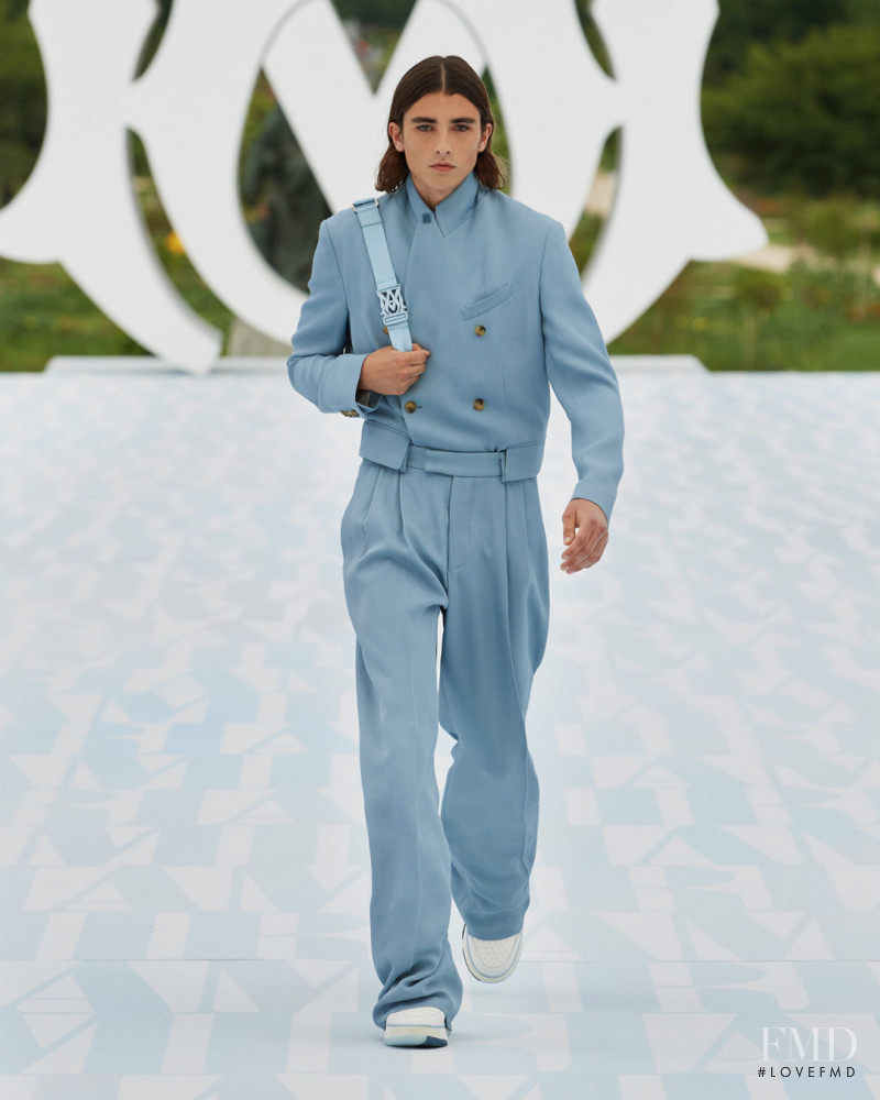 Maxim Emanuel Stromeyer featured in  the Amiri fashion show for Spring/Summer 2023