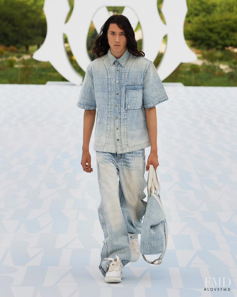 Branko Roegiest featured in  the Amiri fashion show for Spring/Summer 2023