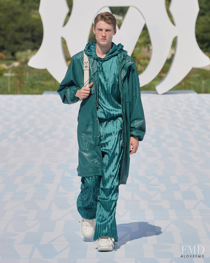 Braien Vaiksaar featured in  the Amiri fashion show for Spring/Summer 2023