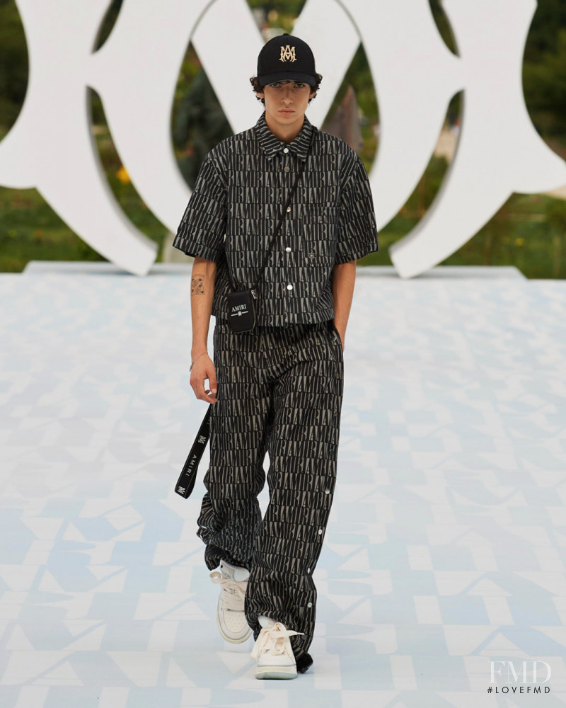 Rubens Guez featured in  the Amiri fashion show for Spring/Summer 2023