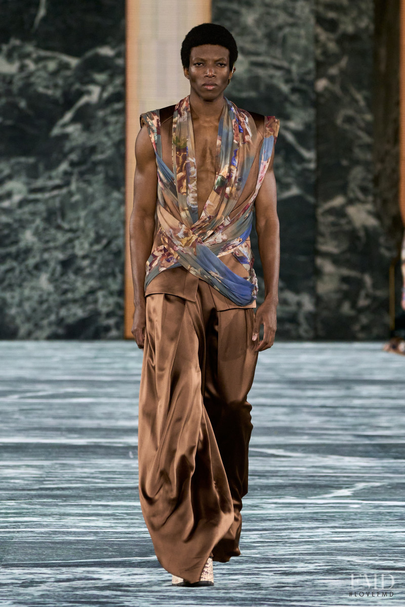 Jean-Luc Joseph featured in  the Balmain fashion show for Spring/Summer 2023
