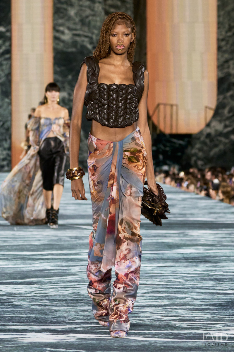 Jadore Benjamin featured in  the Balmain fashion show for Spring/Summer 2023