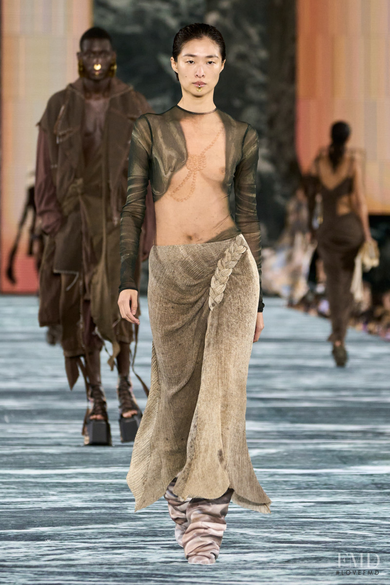 Chu Wong featured in  the Balmain fashion show for Spring/Summer 2023