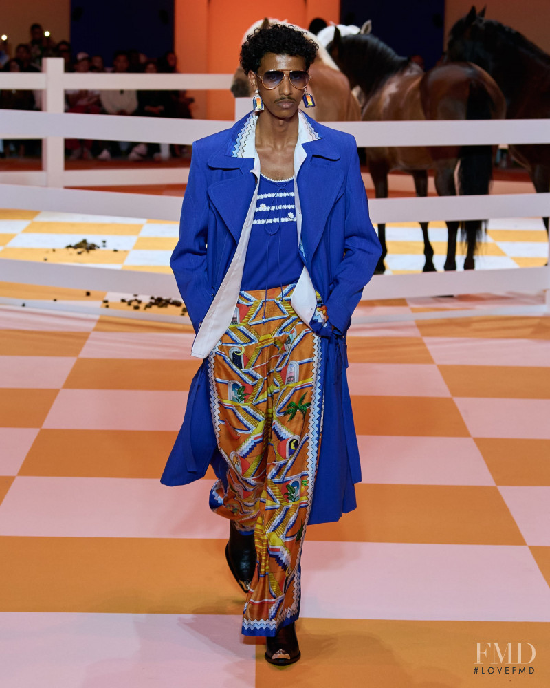 Mohamed Hassan featured in  the Casablanca fashion show for Spring/Summer 2023