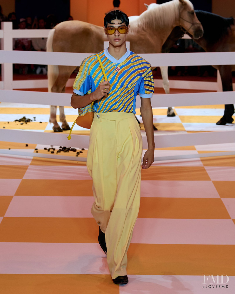 Brando Erba featured in  the Casablanca fashion show for Spring/Summer 2023