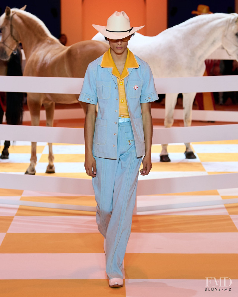 Yoesry Detre featured in  the Casablanca fashion show for Spring/Summer 2023