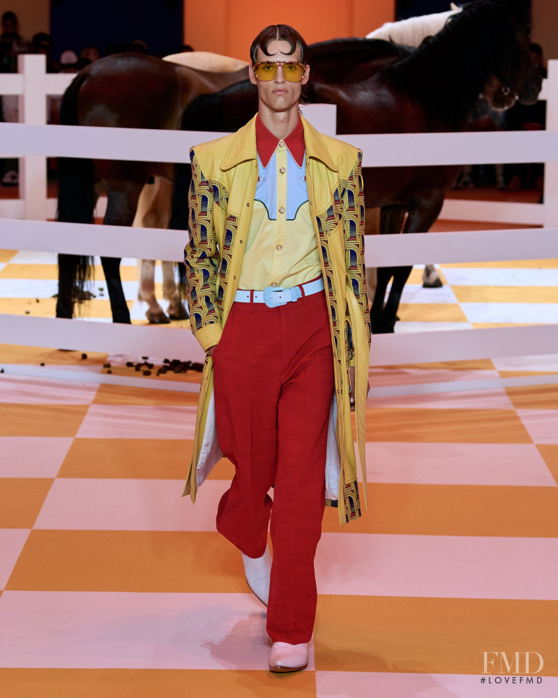 Yeray Allgayer featured in  the Casablanca fashion show for Spring/Summer 2023