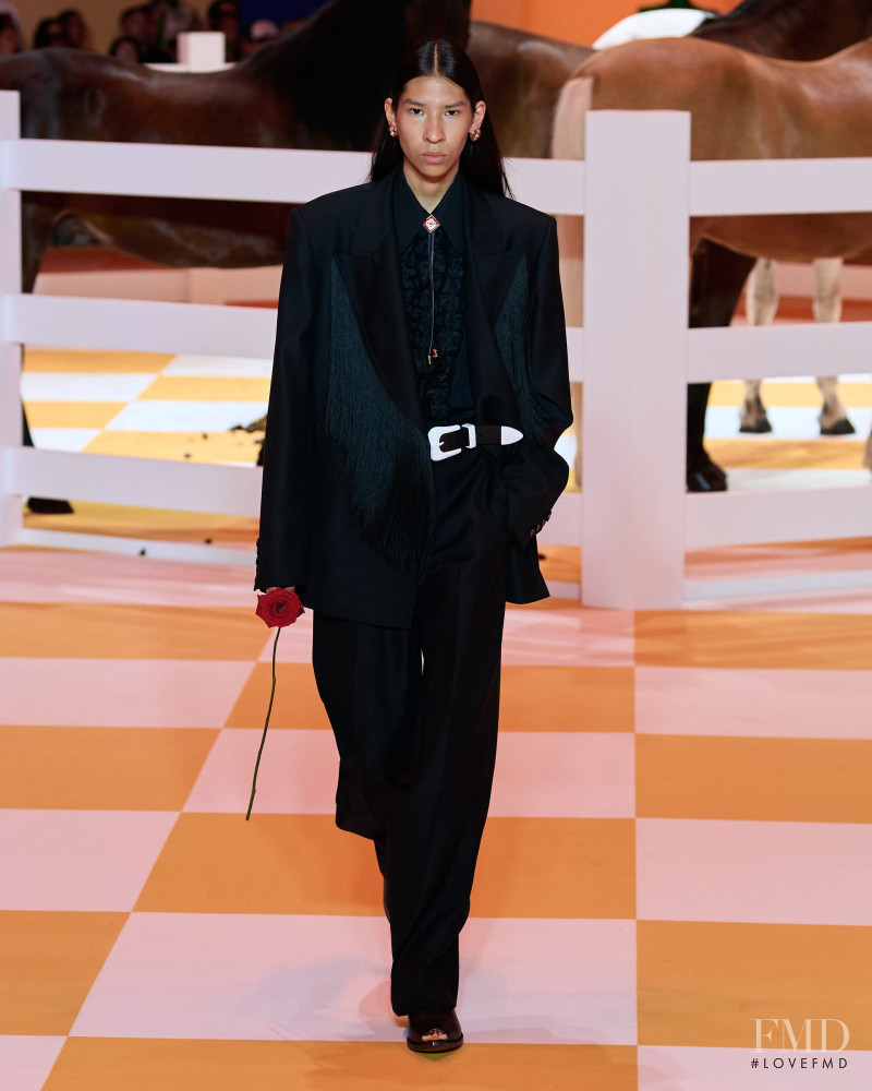 Carlo Hattori featured in  the Casablanca fashion show for Spring/Summer 2023