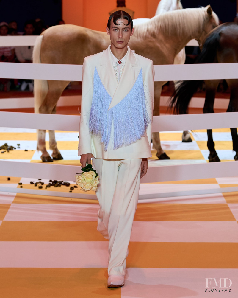 Paul Hameline featured in  the Casablanca fashion show for Spring/Summer 2023