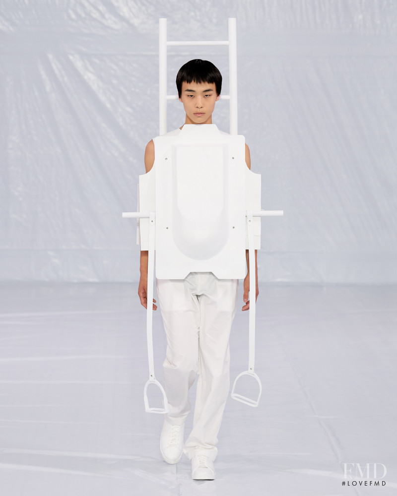 Kanta Kitazume featured in  the Craig Green fashion show for Spring/Summer 2023