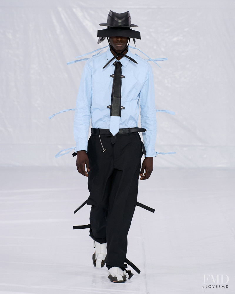 Cheikh Diakhate featured in  the Craig Green fashion show for Spring/Summer 2023