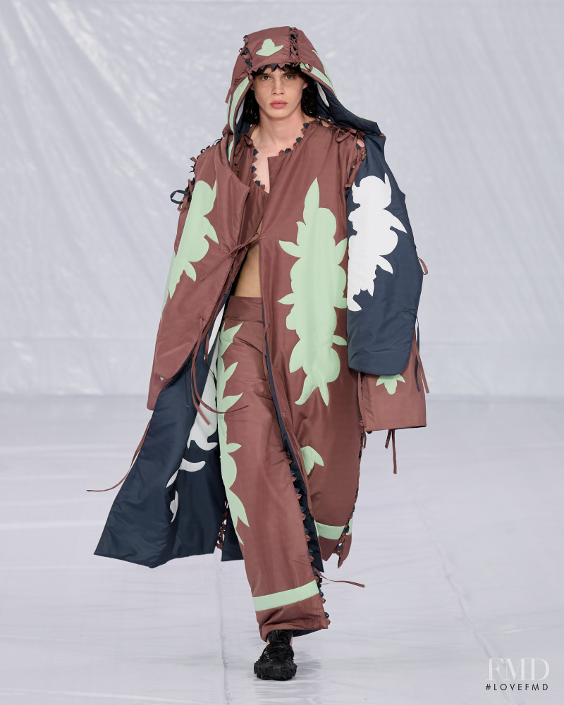 Oisin Griffin Barr featured in  the Craig Green fashion show for Spring/Summer 2023