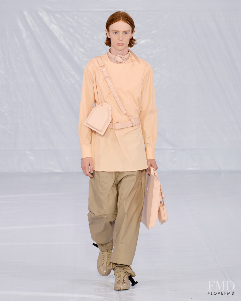 Mason Marchetti featured in  the Craig Green fashion show for Spring/Summer 2023