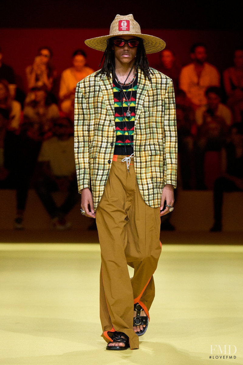 Arthur Kopp featured in  the DSquared2 fashion show for Spring/Summer 2023