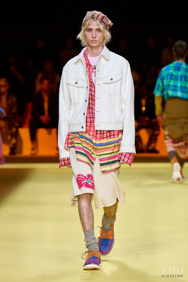 Arthur Sury featured in  the DSquared2 fashion show for Spring/Summer 2023