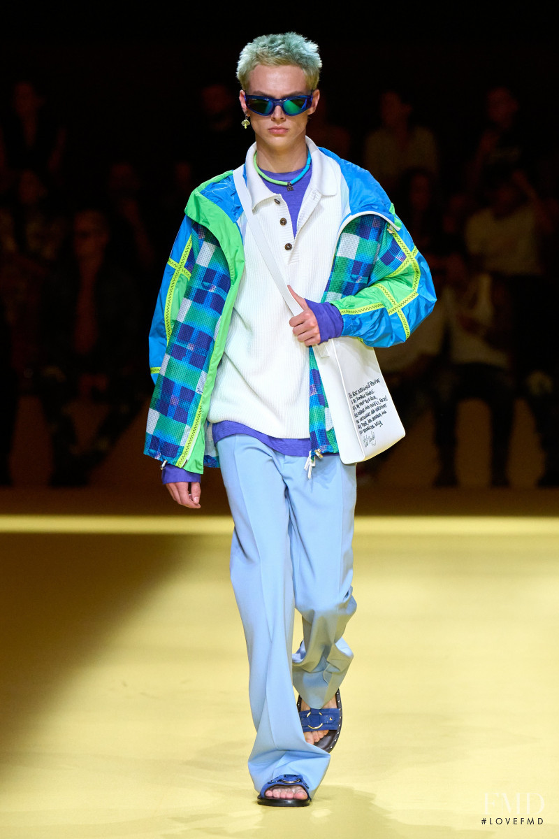 Luke Clod featured in  the DSquared2 fashion show for Spring/Summer 2023