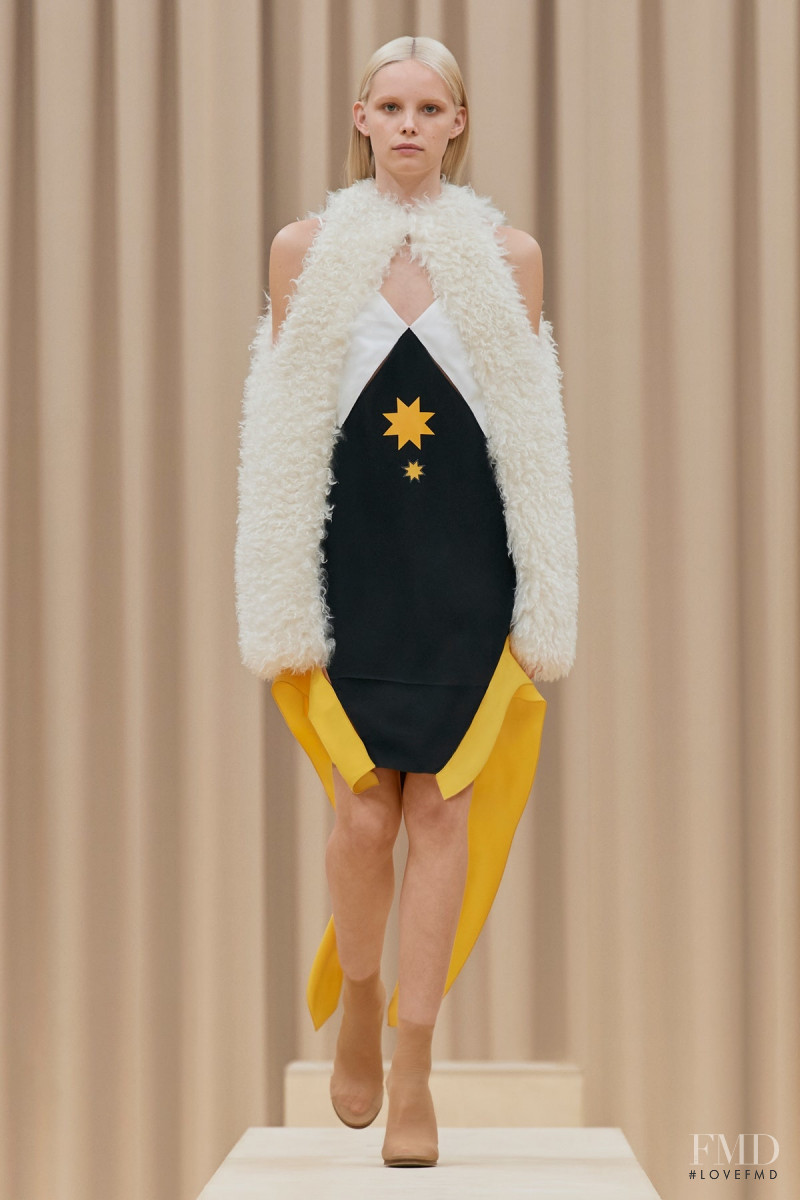 Tara Halliwell featured in  the Burberry Femininity fashion show for Autumn/Winter 2021