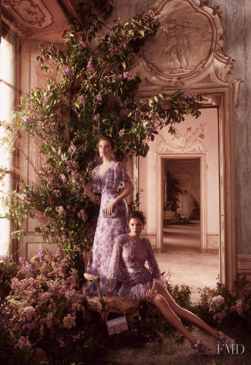 Michelle van Bijnen featured in  the Elisabetta Franchi advertisement for Spring/Summer 2021