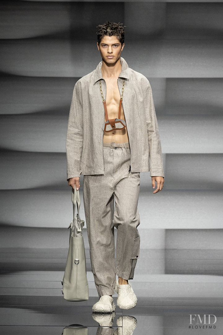 Nacho Penin featured in  the Emporio Armani fashion show for Spring/Summer 2023