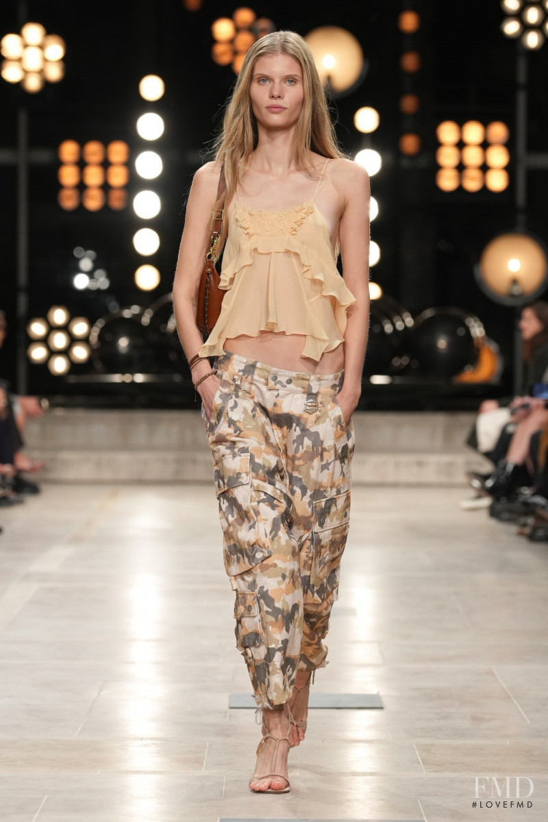 Ida Heiner featured in  the Isabel Marant fashion show for Spring/Summer 2023