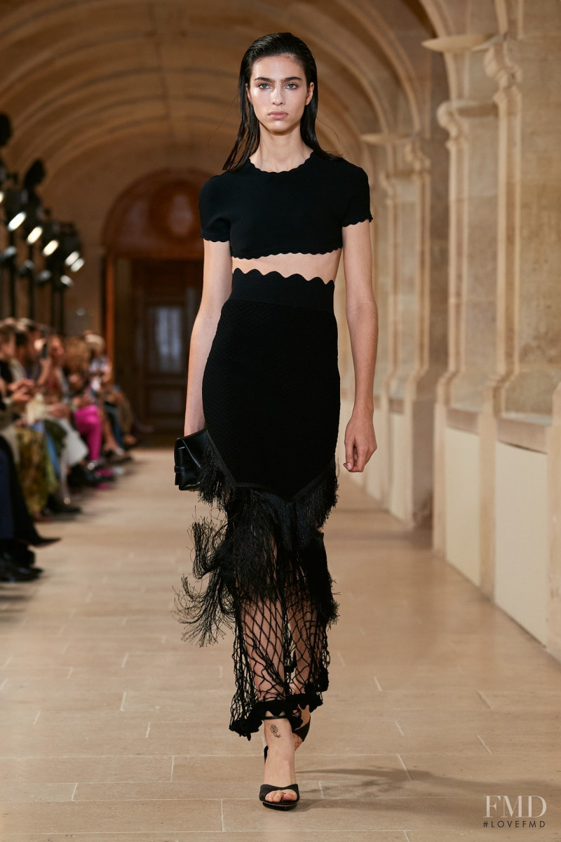 Loli Bahia featured in  the Victoria Beckham fashion show for Spring/Summer 2023