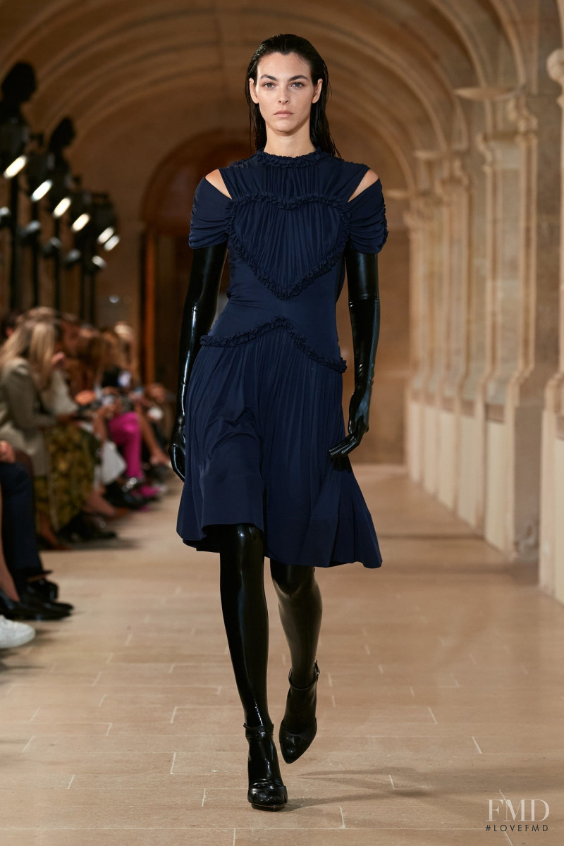 Vittoria Ceretti featured in  the Victoria Beckham fashion show for Spring/Summer 2023