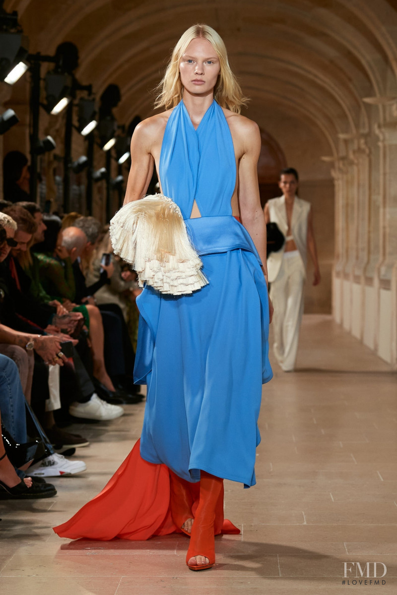 Vilma Sjöberg featured in  the Victoria Beckham fashion show for Spring/Summer 2023