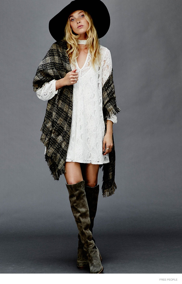 Elsa Hosk featured in  the Free People lookbook for Fall 2014