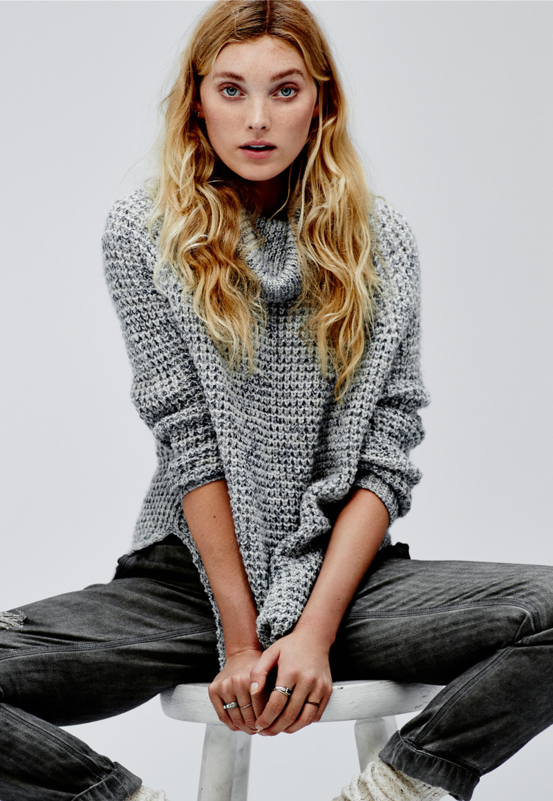 Elsa Hosk featured in  the Free People lookbook for Fall 2014