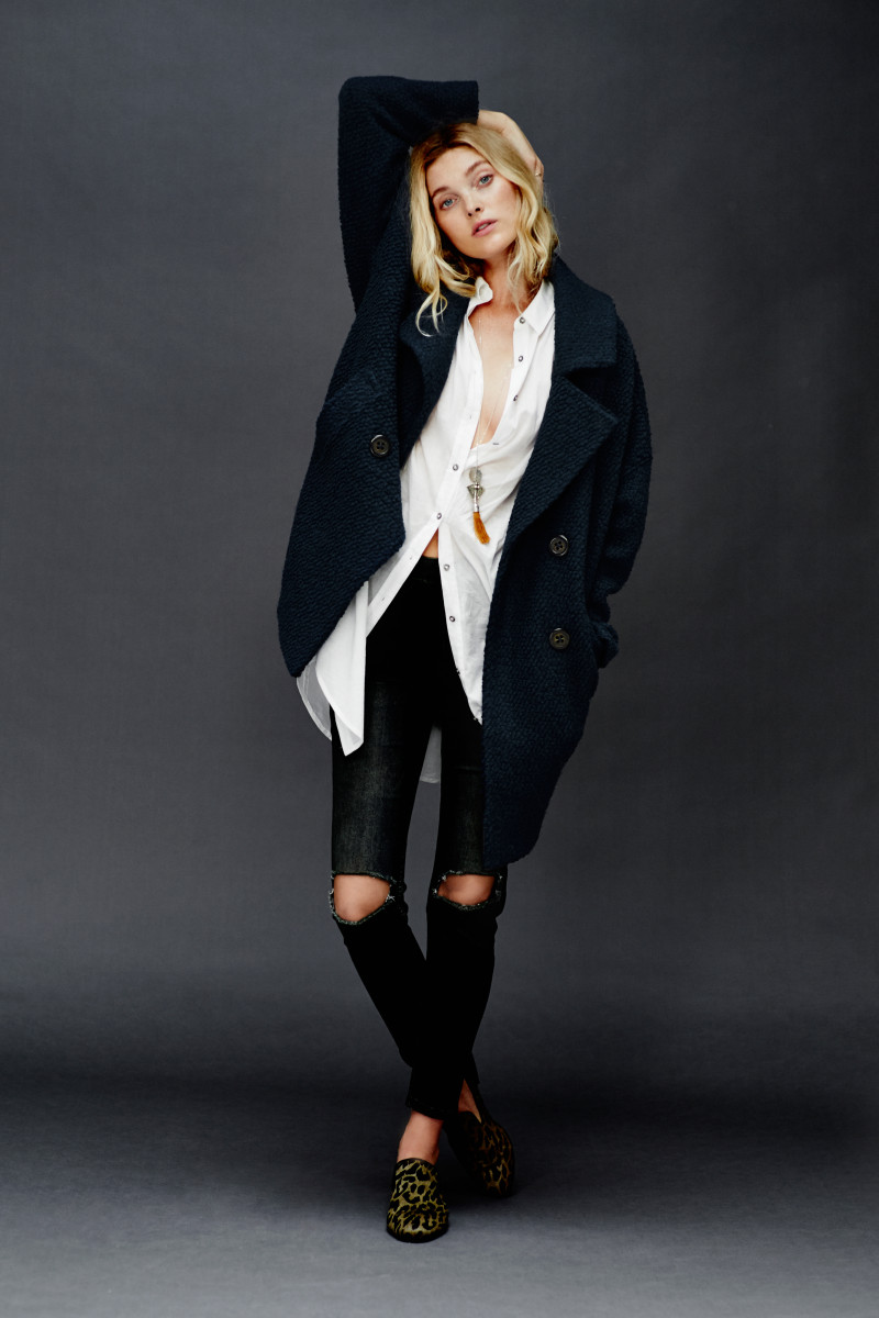 Elsa Hosk featured in  the Free People lookbook for Fall 2014
