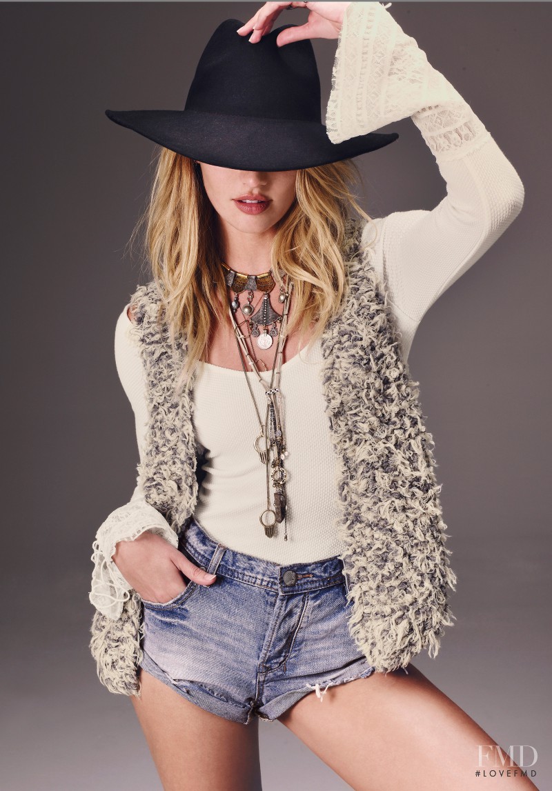 Candice Swanepoel featured in  the Free People lookbook for Fall 2014