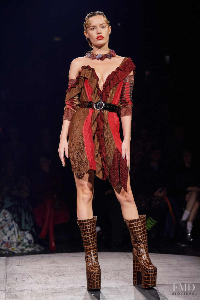 Georgia May Jagger featured in  the Vivienne Westwood fashion show for Spring/Summer 2023