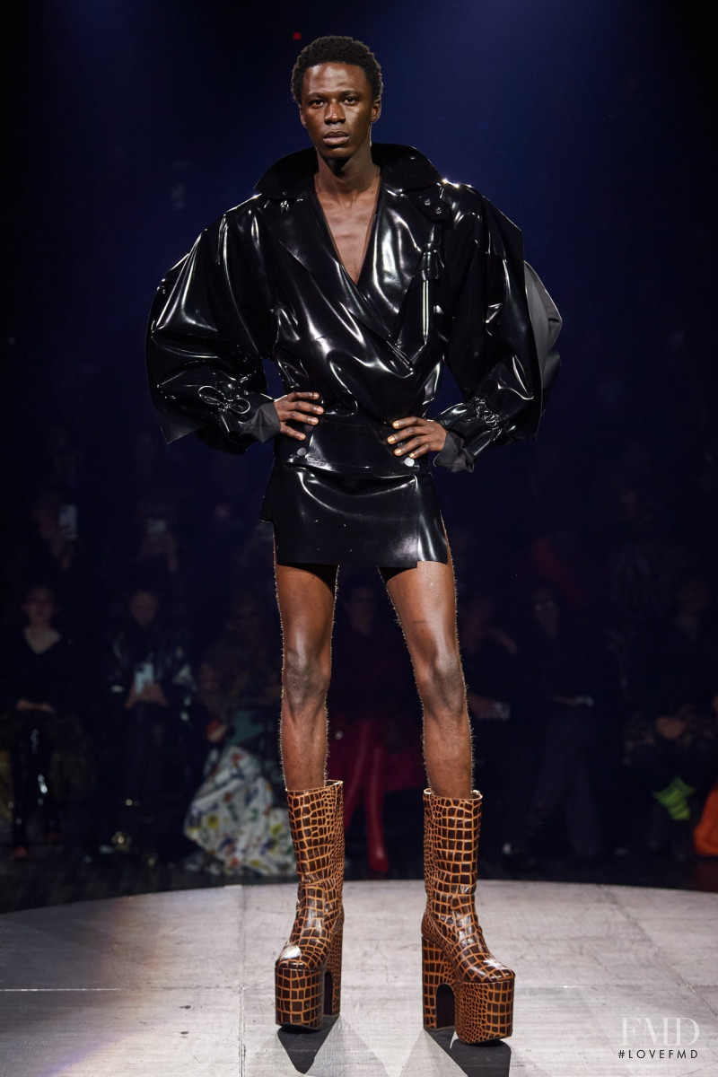 Cherif Douamba featured in  the Vivienne Westwood fashion show for Spring/Summer 2023