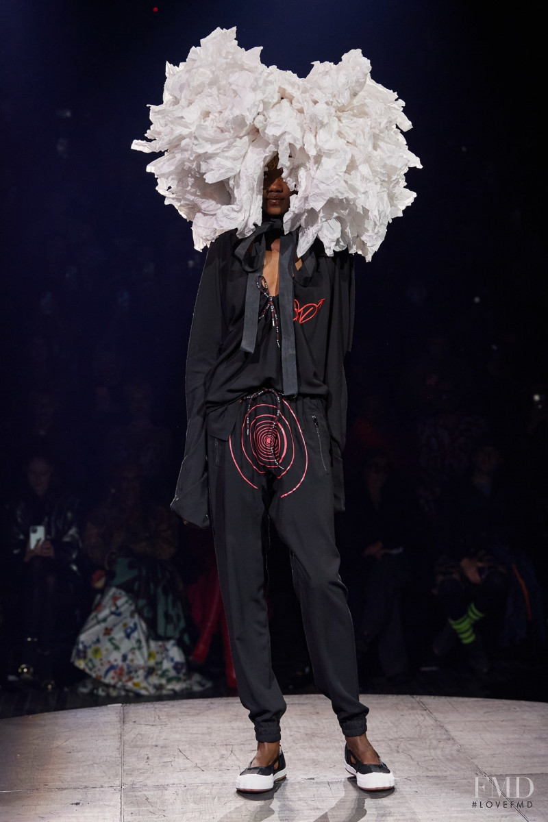 Caren Jepkemei featured in  the Vivienne Westwood fashion show for Spring/Summer 2023