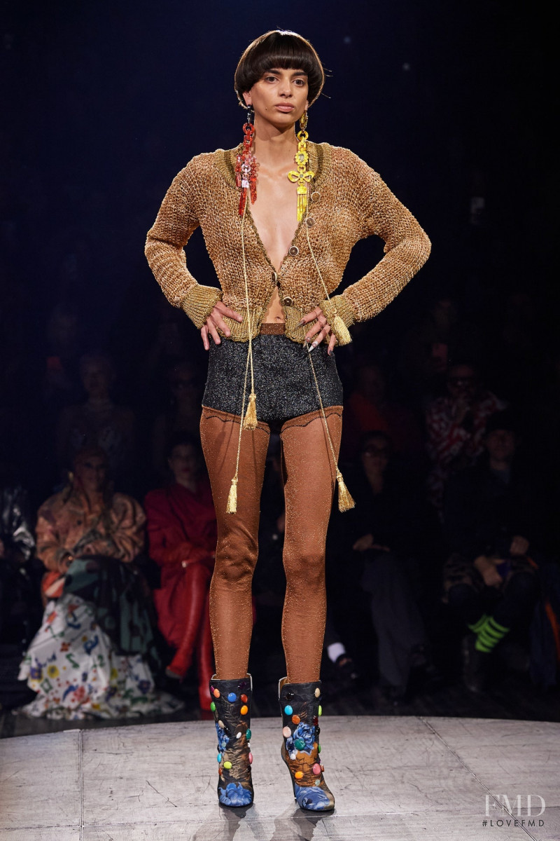 Paulina Pitsikalis featured in  the Vivienne Westwood fashion show for Spring/Summer 2023