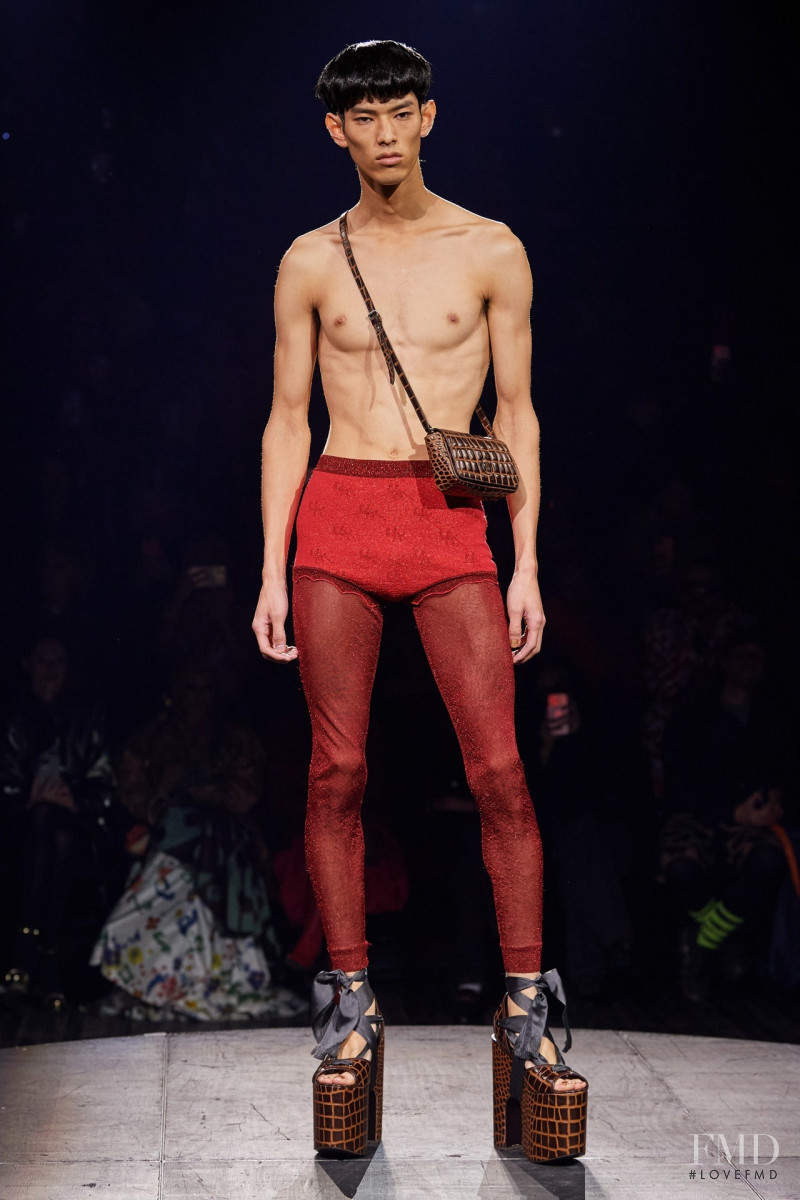 Daiki Koga featured in  the Vivienne Westwood fashion show for Spring/Summer 2023