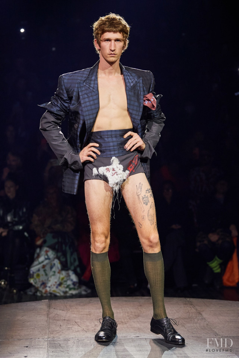 Etienne de Testa featured in  the Vivienne Westwood fashion show for Spring/Summer 2023