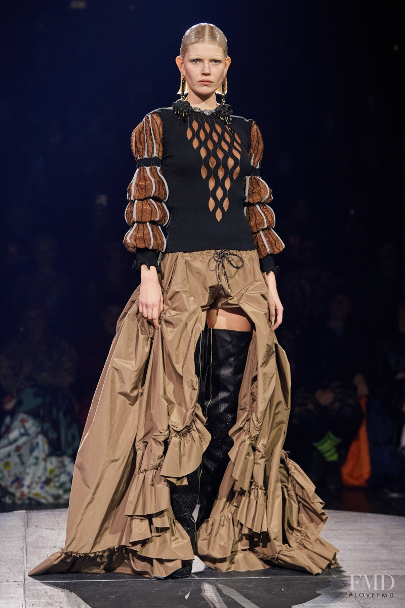 Ola Rudnicka featured in  the Vivienne Westwood fashion show for Spring/Summer 2023