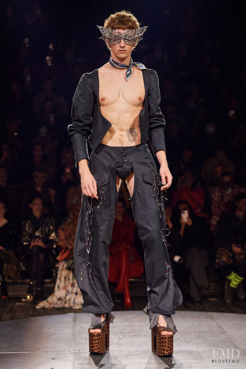 Etienne de Testa featured in  the Vivienne Westwood fashion show for Spring/Summer 2023