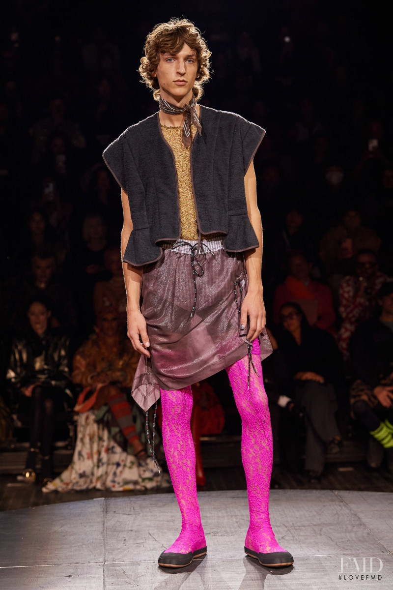 Saul Symon featured in  the Vivienne Westwood fashion show for Spring/Summer 2023