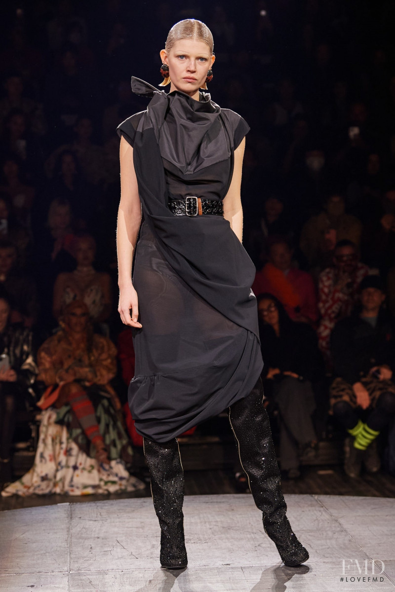 Ola Rudnicka featured in  the Vivienne Westwood fashion show for Spring/Summer 2023