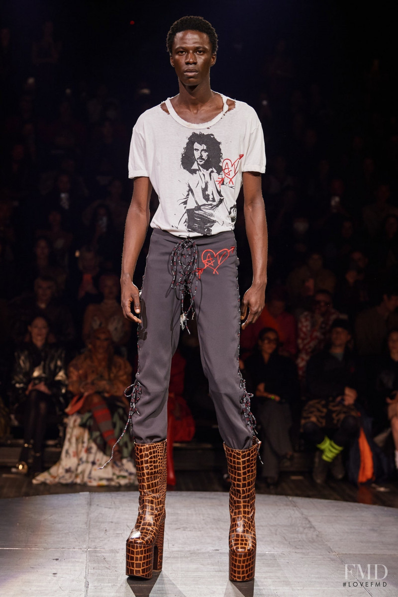 Cherif Douamba featured in  the Vivienne Westwood fashion show for Spring/Summer 2023